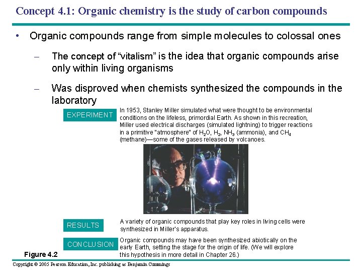 Concept 4. 1: Organic chemistry is the study of carbon compounds • Organic compounds