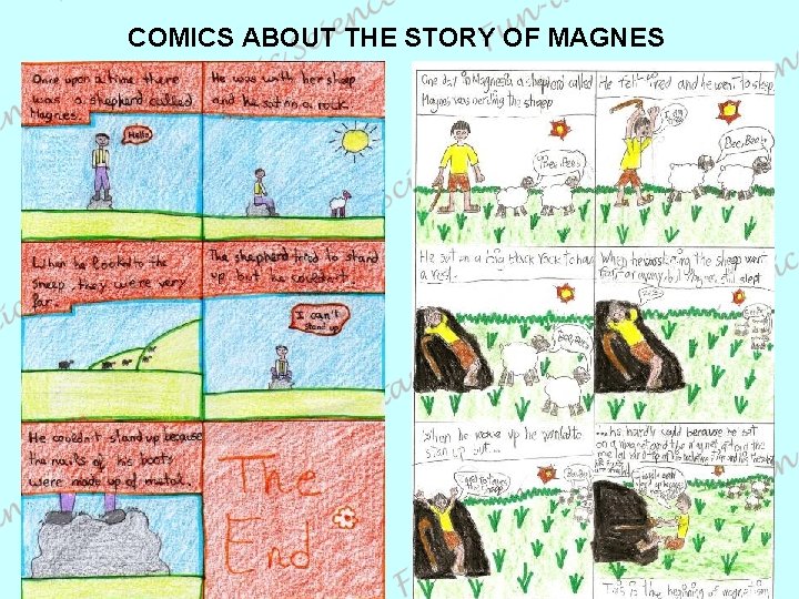 COMICS ABOUT THE STORY OF MAGNES 