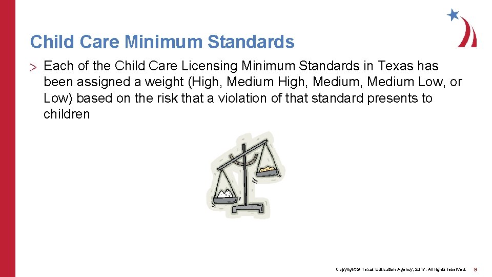 Child Care Minimum Standards > Each of the Child Care Licensing Minimum Standards in Child Care Minimum Standards > Each of the Child Care Licensing Minimum Standards in
