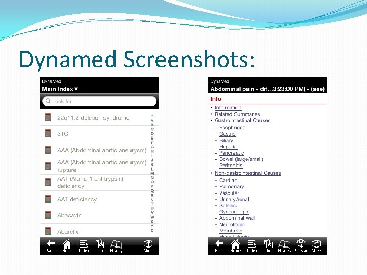 Dynamed Screenshots: 