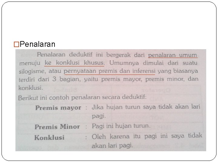�Penalaran Deduktif 