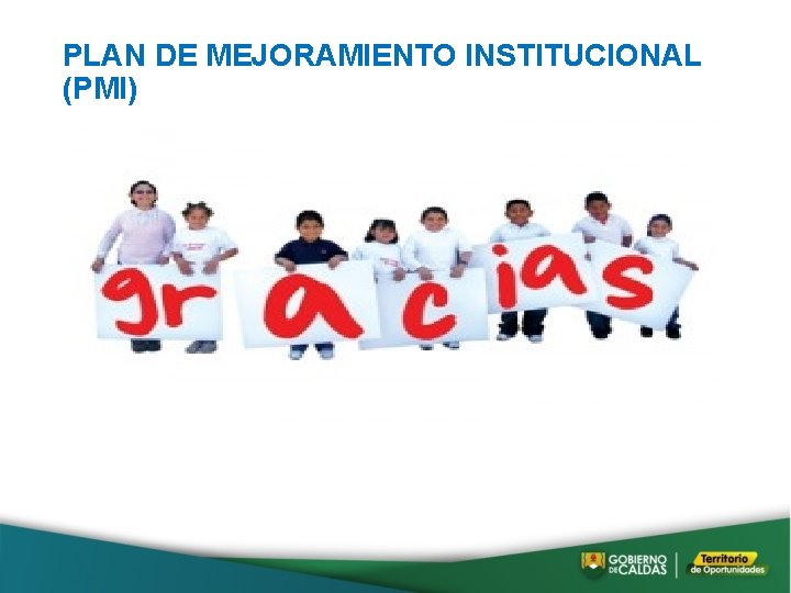 PLAN DE MEJORAMIENTO INSTITUCIONAL (PMI) 