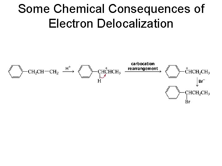 Some Chemical Consequences of Electron Delocalization 