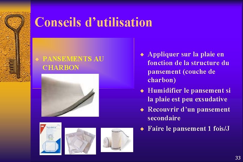 Conseils d’utilisation ¨ PANSEMENTS AU CHARBON ¨ Appliquer sur la plaie en fonction de