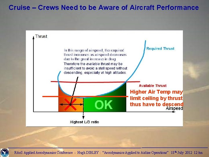 Cruise – Crews Need to be Aware of Aircraft Performance Higher Air Temp may