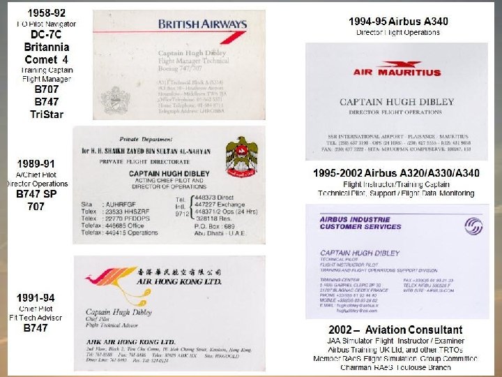 RAe. S Applied Aerodynamics Conference - Hugh DIBLEY : “Aerodynamics Applied to Airline Operations”