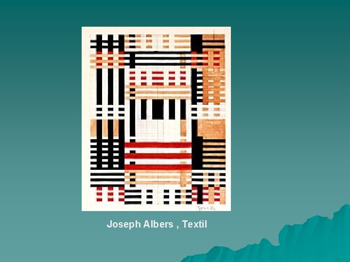 Joseph Albers , Textil 