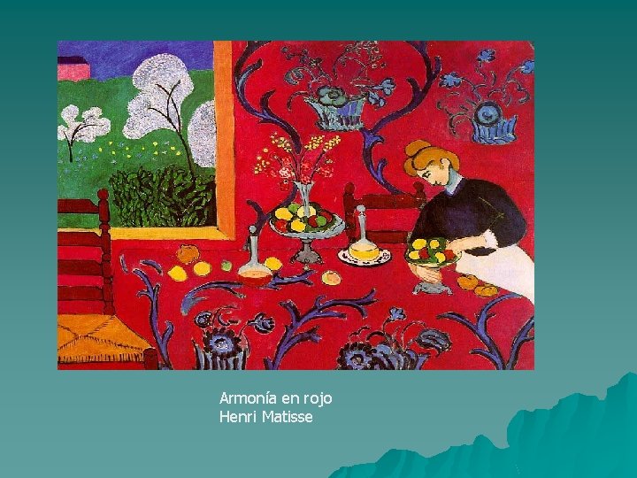 Armonía en rojo Henri Matisse 