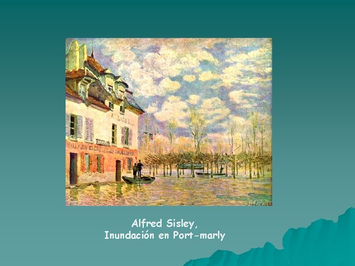 Alfred Sisley, Inundación en Port-marly 