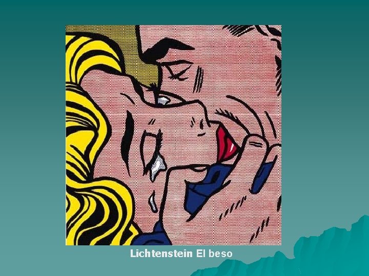 Lichtenstein El beso 