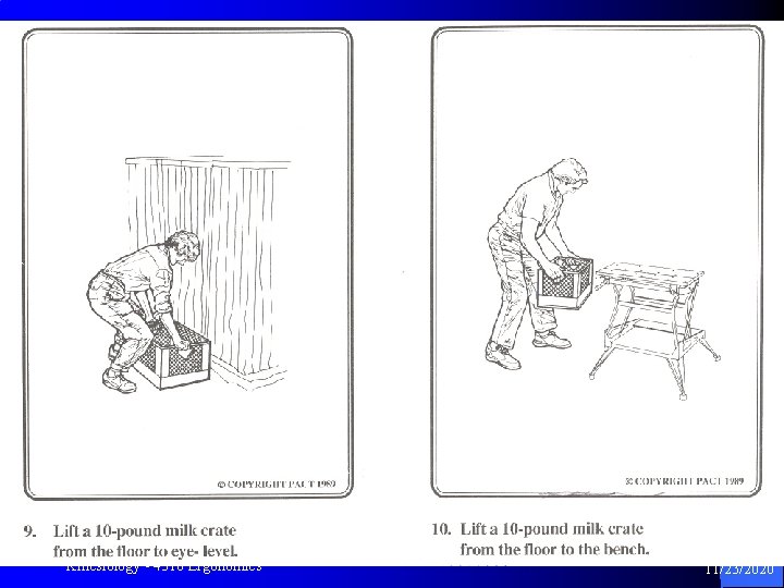 Kinesiology - 4310 Ergonomics 14 11/23/2020 