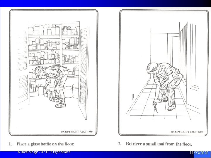 Kinesiology - 4310 Ergonomics 8 11/23/2020 