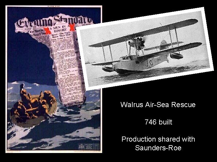 Walrus Air-Sea Rescue 746 built Production shared with Saunders-Roe 