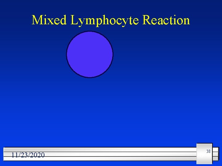 Mixed Lymphocyte Reaction 11/23/2020 6 38 