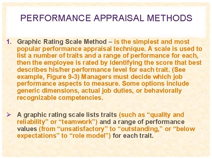 9 49 Performance Management and Appraisal Learning Objectives