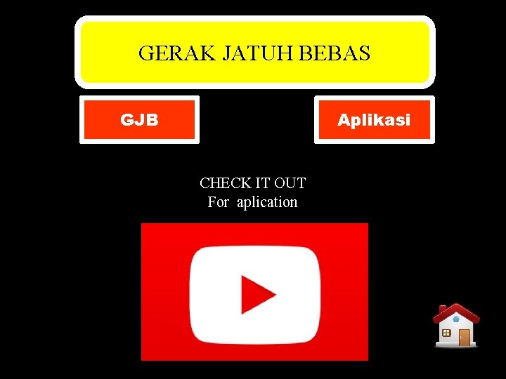 GERAK JATUH BEBAS GJB Aplikasi CHECK IT OUT For aplication 
