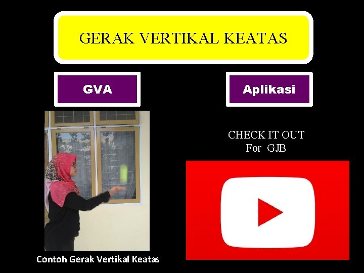 GERAK VERTIKAL KEATAS GVA Aplikasi CHECK IT OUT For GJB Contoh Gerak Vertikal Keatas