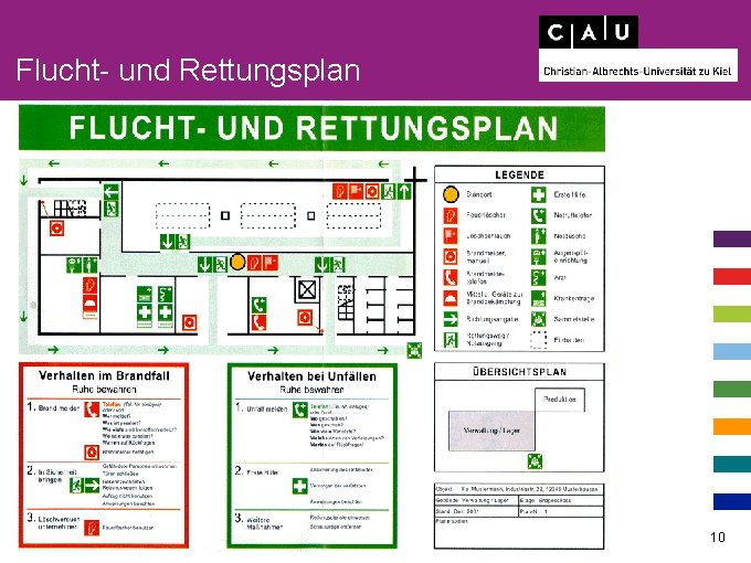 Flucht- und Rettungsplan 10 