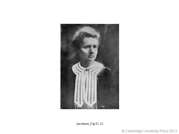 Jacobson_Fig. 01. 23 © Cambridge University Press 2012 