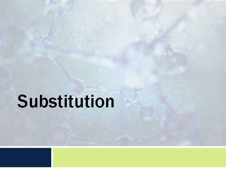 Substitution 