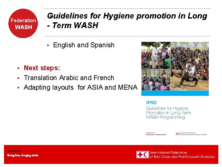 Federation WASH Guidelines for Hygiene promotion in Long - Term WASH § English and