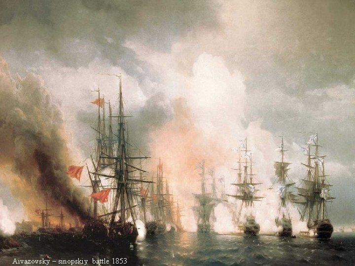 Aivazovsky – sinopskiy battle 1853 