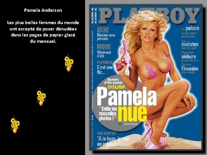 Pamela Anderson Les plus belles femmes du monde ont accepté de poser dénudées dans