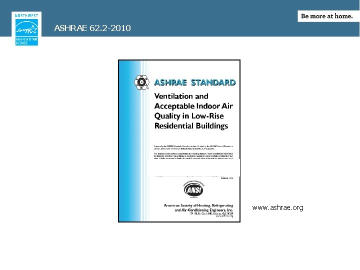 ASHRAE 62. 2 -2010 www. ashrae. org 