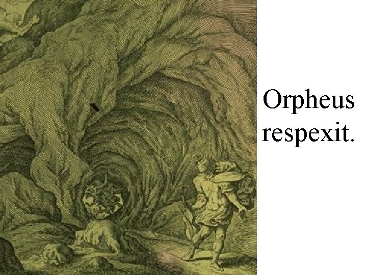 Orpheus respexit. 