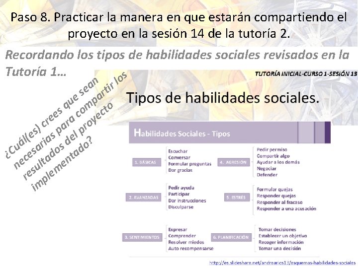 Paso 8. Practicar la manera en que estarán compartiendo el proyecto en la sesión