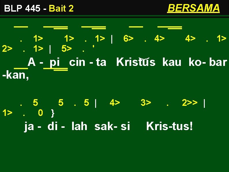BERSAMA BLP 445 - Bait 2. 2> 1>. 1> | 5>. ' 6> .