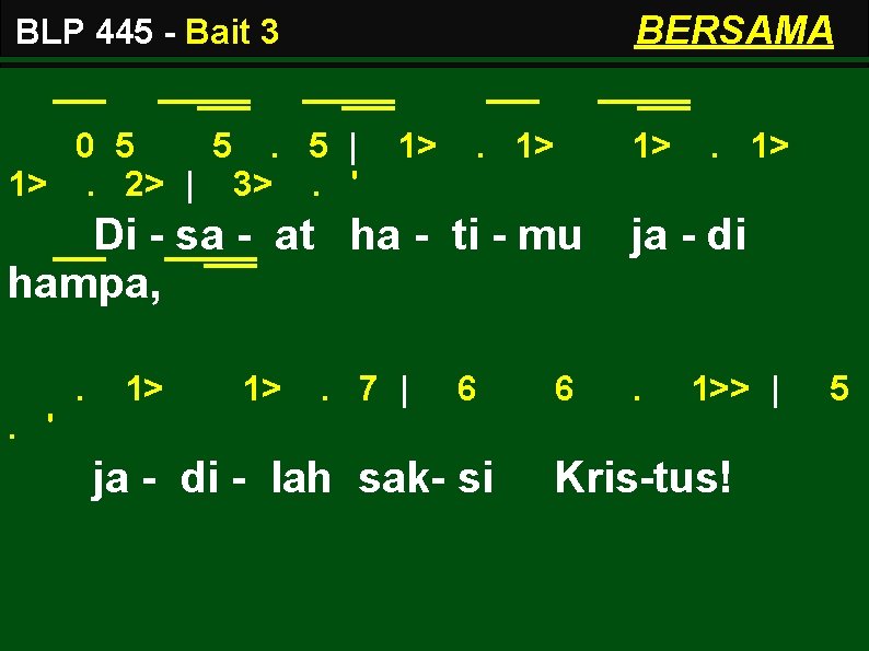 BERSAMA BLP 445 - Bait 3 0 5 5. 5 | 1>. 2> |