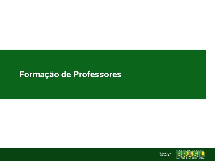 Formação de Professores 