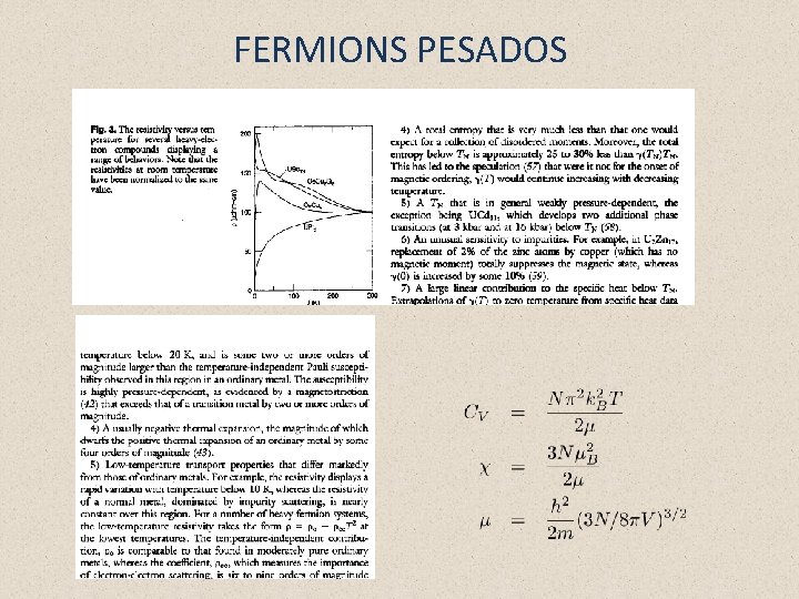 FERMIONS PESADOS 