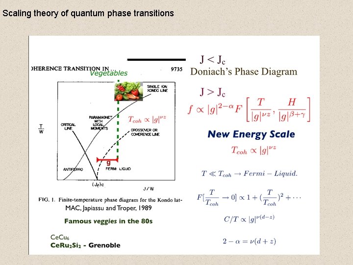 Scaling theory of quantum phase transitions 