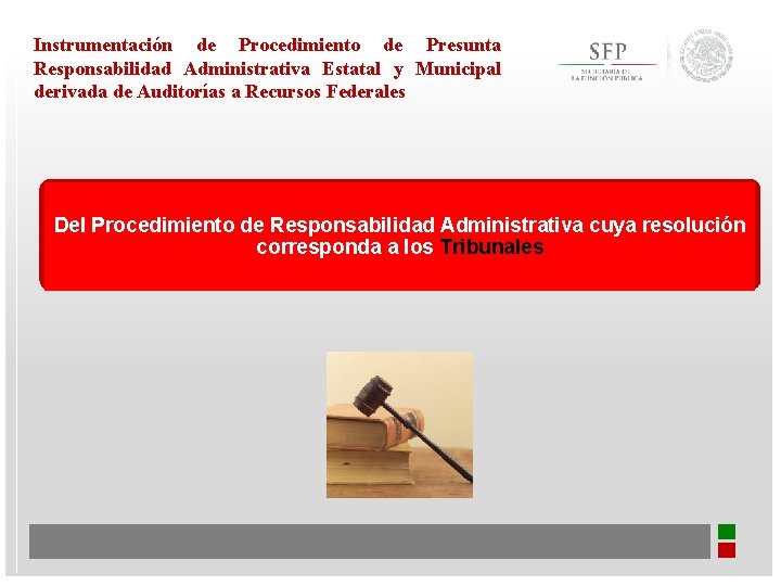 Instrumentación de Procedimiento de Presunta Responsabilidad Administrativa Estatal y Municipal derivada de Auditorías a