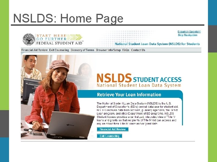 NSLDS: Home Page 