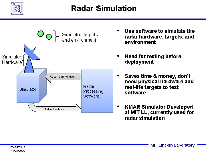 Distributed Virtual Environment for the Realtime Test and
