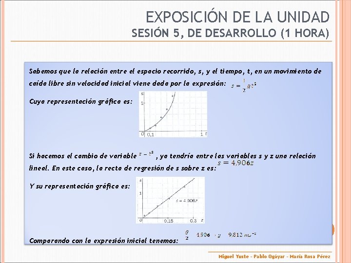 EXPOSICIÓN DE LA UNIDAD SESIÓN 5, DE DESARROLLO (1 HORA) Sabemos que la relación