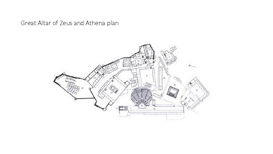 Great Altar of Zeus and Athena plan 