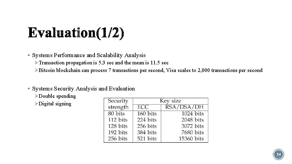 § Systems Performance and Scalability Analysis Ø Transaction propagation is 5. 3 sec and