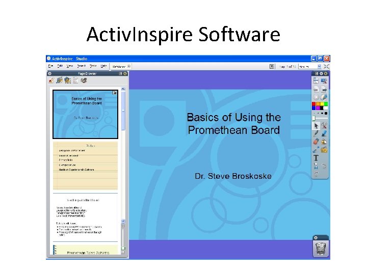 Activ. Inspire Software 