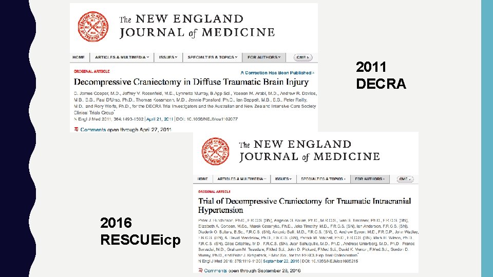 2011 DECRA 2016 RESCUEicp 