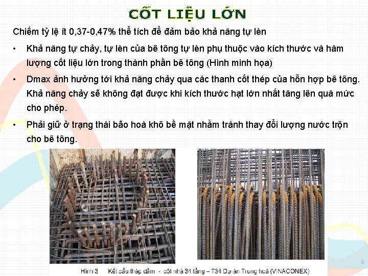 Chiếm tỷ lệ ít 0, 37 -0, 47% thể tích để đảm bảo khả