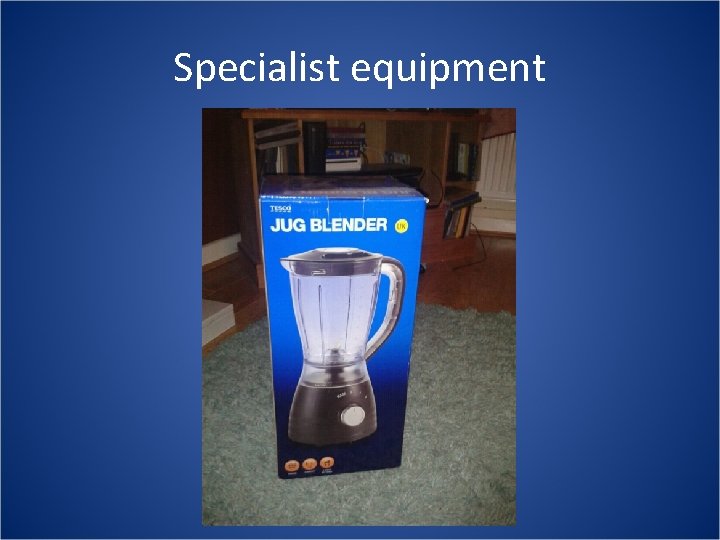 Specialist equipment IPS Liverpool 29 th September 2015 