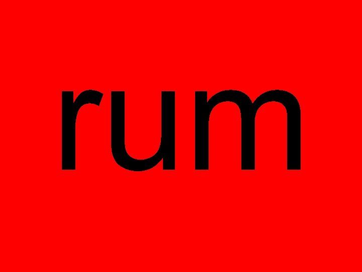 rum 