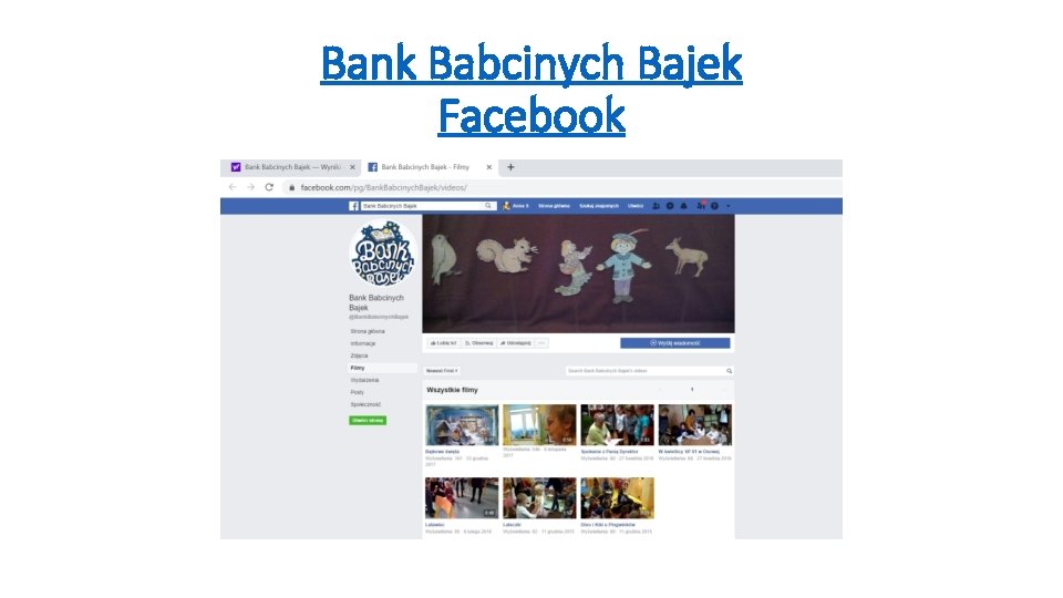 Bank Babcinych Bajek Facebook 