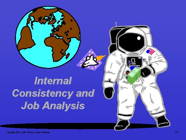 Internal Consistency and Job Analysis Copyright 2000 - South-Western College Publishing 10 