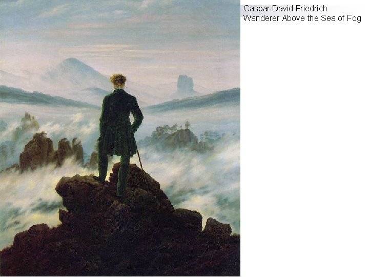 Caspar David Friedrich Wanderer Above the Sea of Fog 