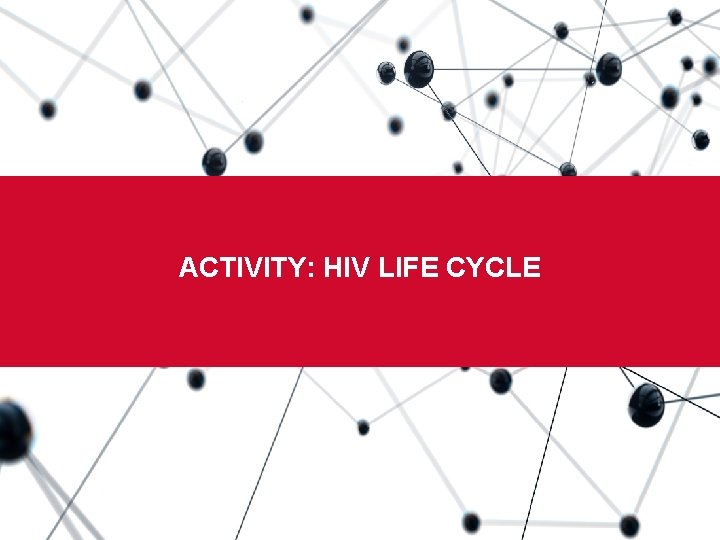 Boston University Slideshow Title Goes Here ACTIVITY: HIV LIFE CYCLE 